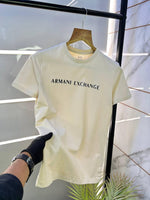 Arman_i Exchange Beige Premium Round Neck Printed T-shirt F2509-BE