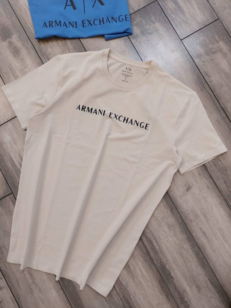 Arman_i Exchange Beige Premium Round Neck Printed T-shirt F2509-BE