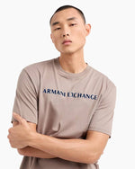 Arman_i Exchange Beige Premium Round Neck Printed T-shirt F2509-BE