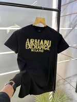 Arman_i Exchange Black Premium Round Neck Printed T-shirt F2509-B2