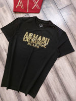 Arman_i Exchange Black Premium Round Neck Printed T-shirt F2509-B2