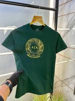 Arman_i Exchange Green Premium Round Neck Printed T-shirt F2509-GR