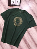 Arman_i Exchange Green Premium Round Neck Printed T-shirt F2509-GR