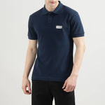 Versace Black Imported Metal Logo Collar Neck Premium Polo T-shirt F2638-BL